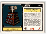1991 Score Canadian Bilingual Wayne Gretzky (Art Ross Trophy) #317