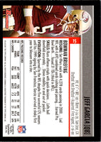 2001 Bowman Jeff Garcia #15