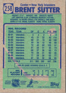 1990 Topps Brent Sutter