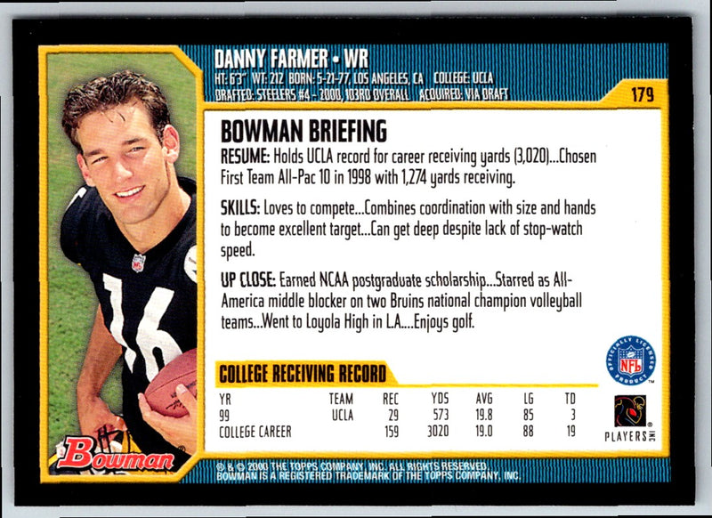 2000 Bowman Danny Farmer