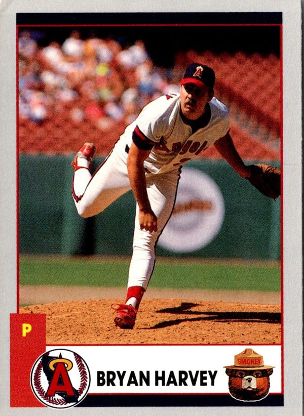 1991 California Angels Smokey Bryan Harvey #17