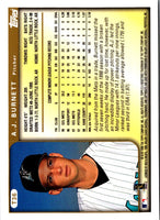 1999 Topps Traded Rookies A.J. Burnett #T36