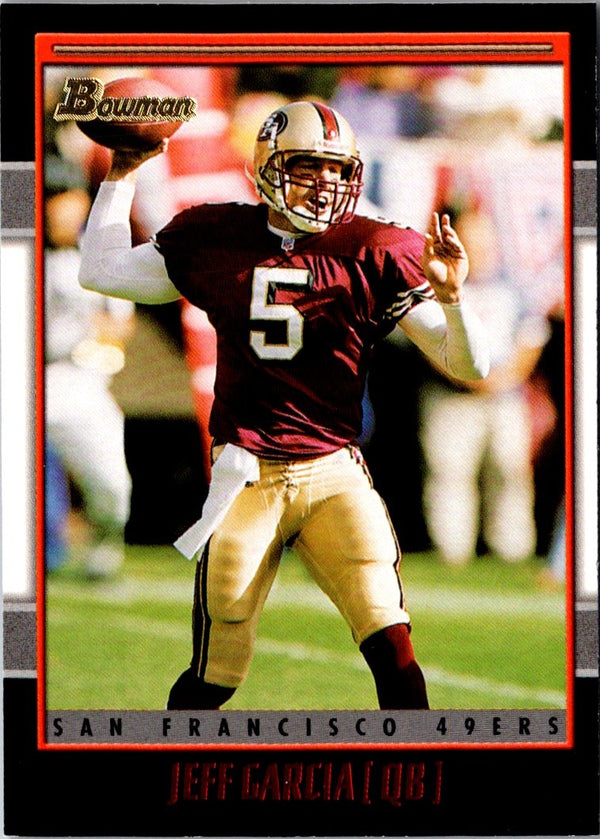 2001 Bowman Jeff Garcia #15