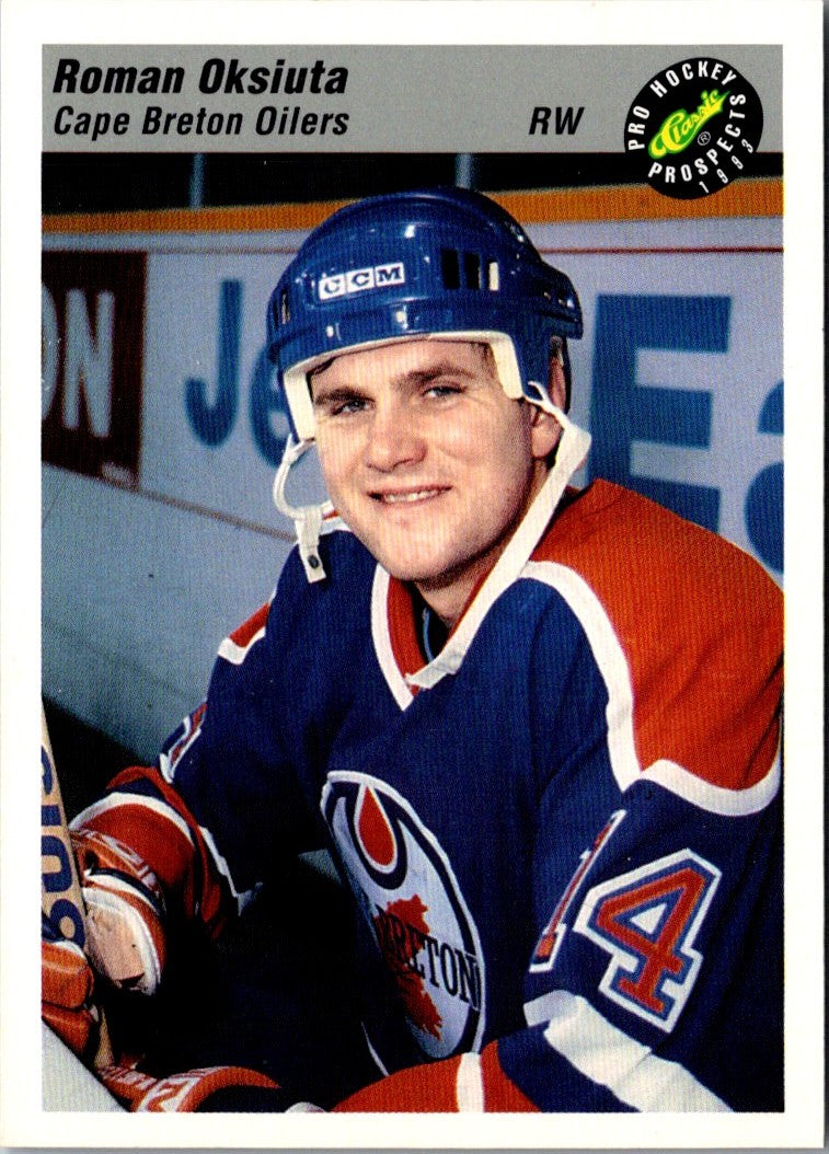 1993 Classic Pro Prospects Roman Oksiuta