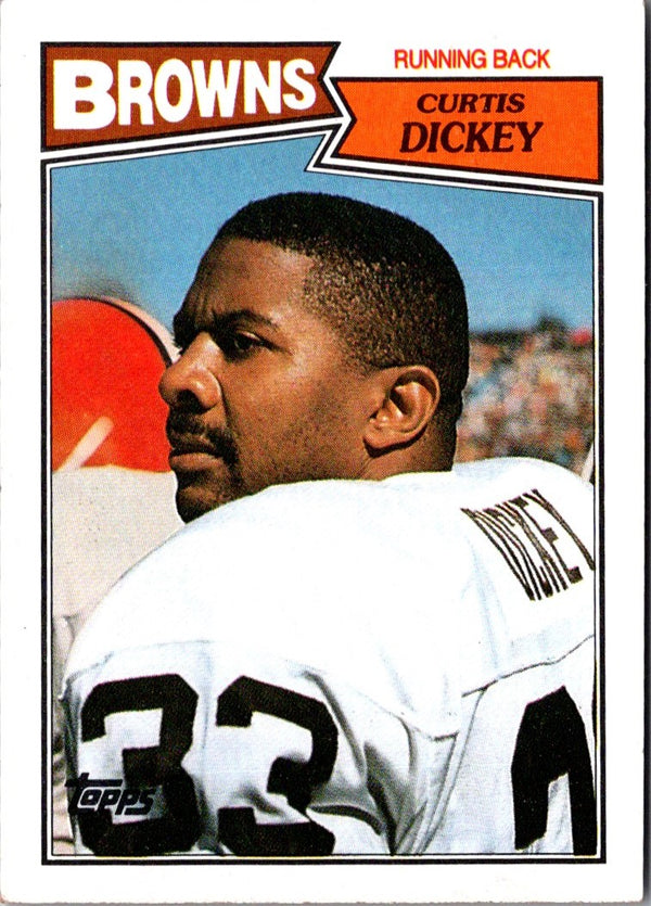 1987 Topps Curtis Dickey #81 NM+