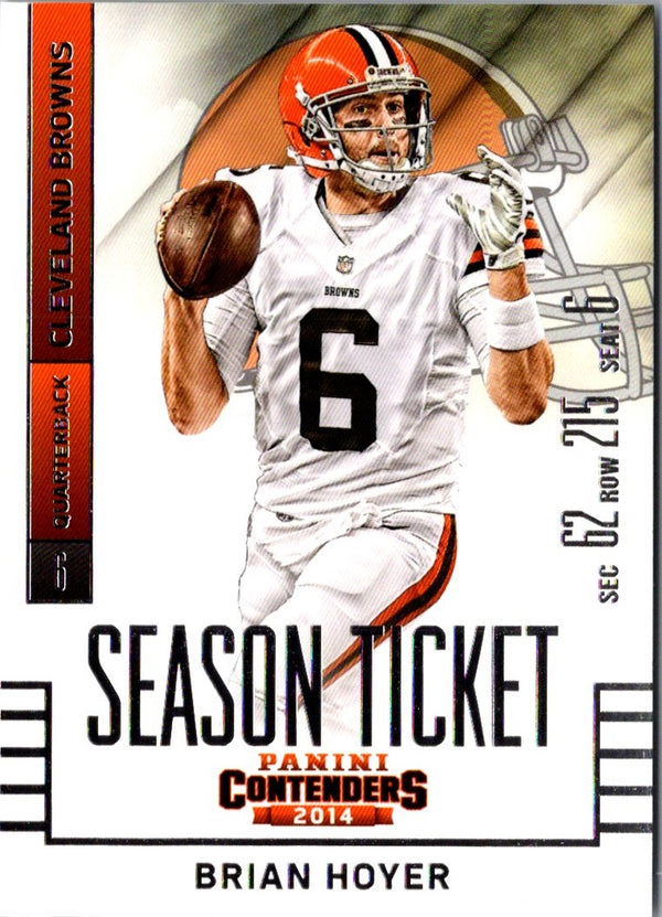 2014 Panini Contenders Brian Hoyer #18