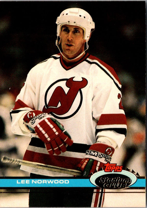 1991 Stadium Club Lee Norwood #317