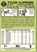 2016 Topps Heritage Red Backs Tyler Clippard