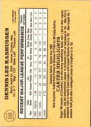 1985 Donruss Dennis Rasmussen