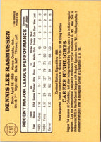 1985 Donruss Dennis Rasmussen #518