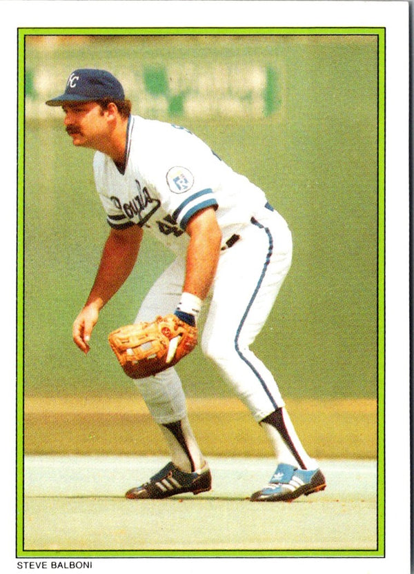 1986 Topps Glossy Steve Balboni #6