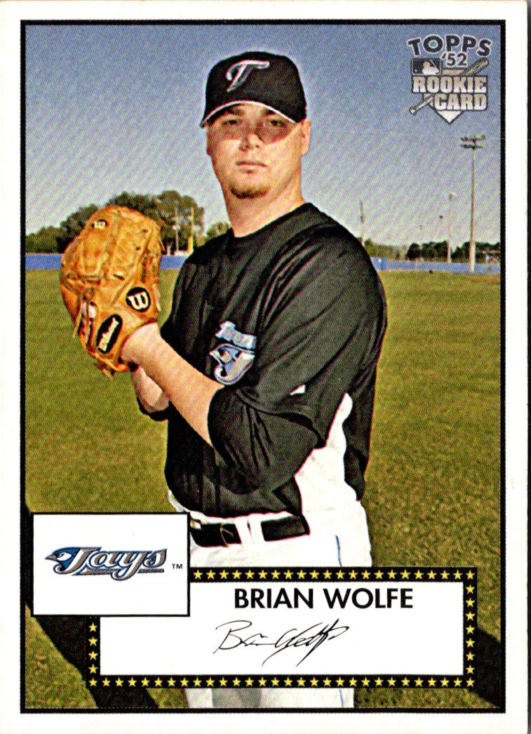 2007 Topps Rookie 1952 Edition Brian Wolfe