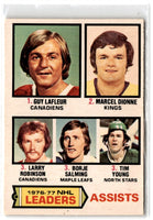1977 O-Pee-Chee Guy LaFleur/Marcel Dionne/Larry Robinson/Borje Salming/Tim Young #2