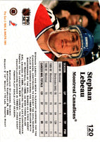 1991 Pro Set Stephan Lebeau #120