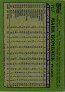 1982 Topps Mark Bomback