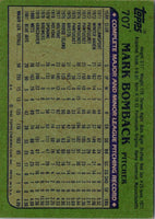 1982 Topps Mark Bomback #707