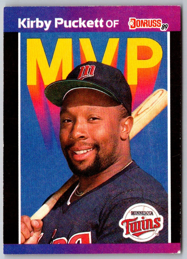 1989 Donruss Bonus MVP's Kirby Puckett #BC-1B