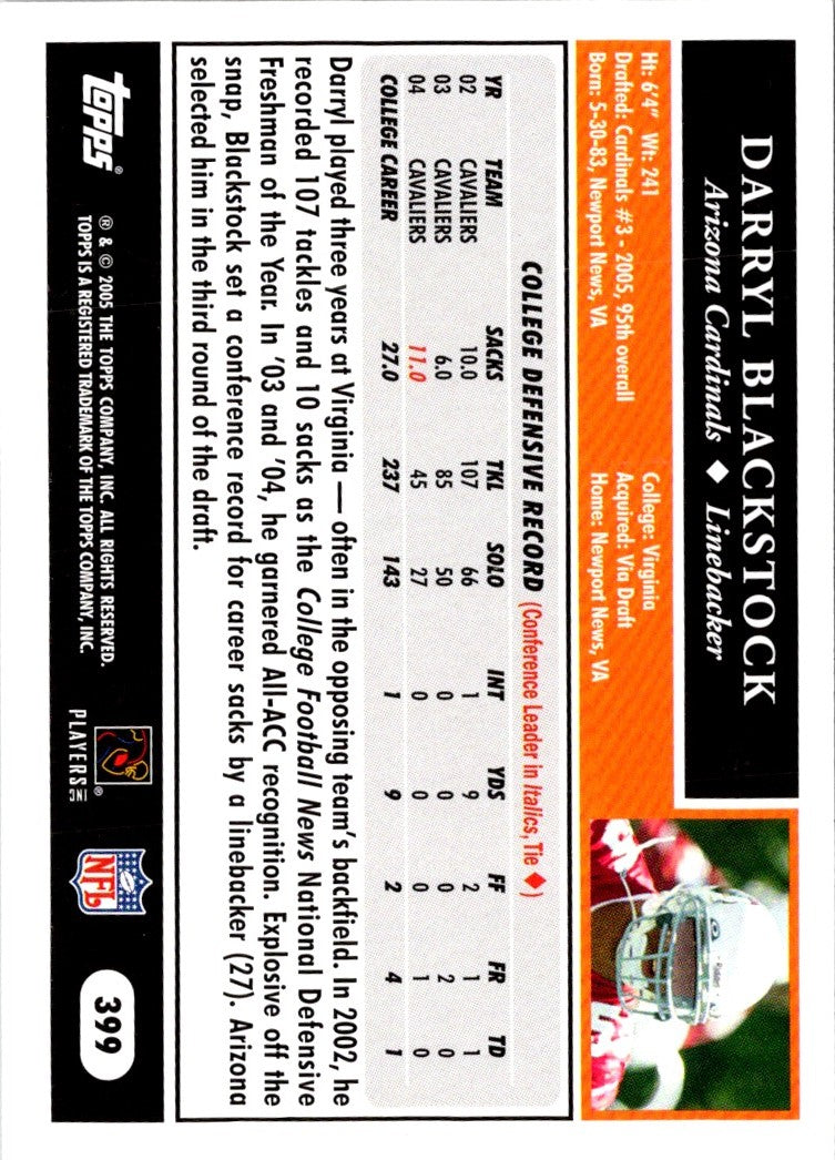 2005 Topps Darryl Blackstock