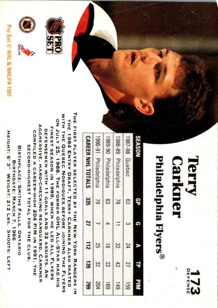 1991 Pro Set Terry Carkner