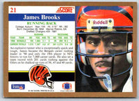 1991 Score James Brooks #21