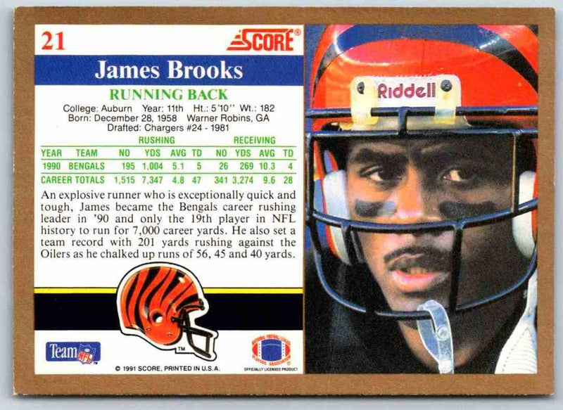 1991 Score James Brooks