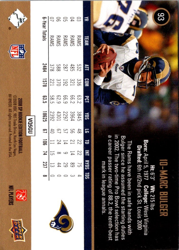 2008 SP Marc Bulger