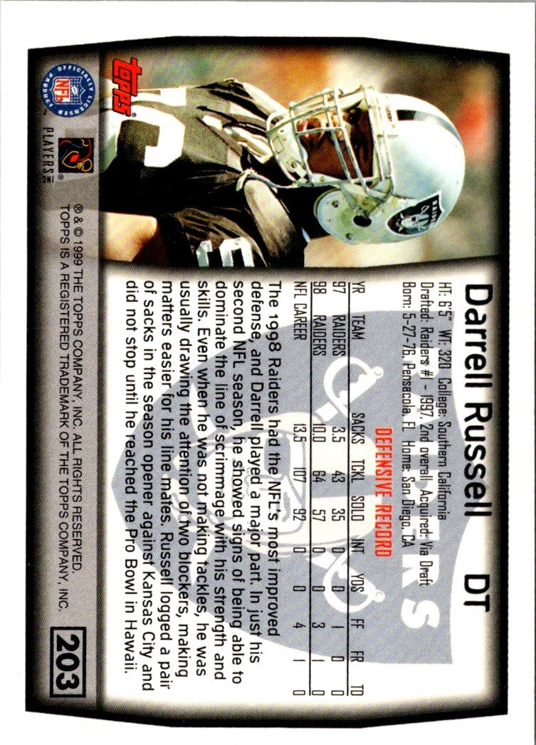 1999 Topps Collection Darrell Russell