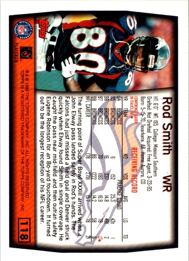 1999 Topps Rod Smith