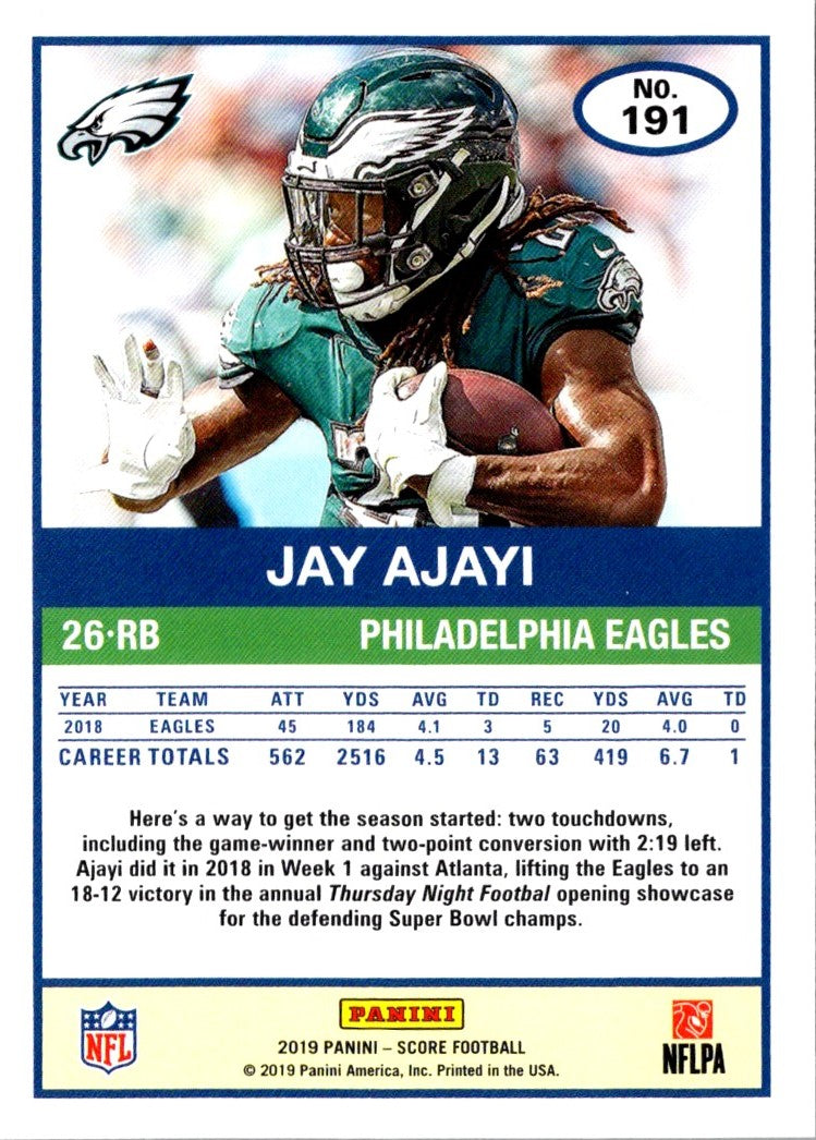 2019 Score Jay Ajayi