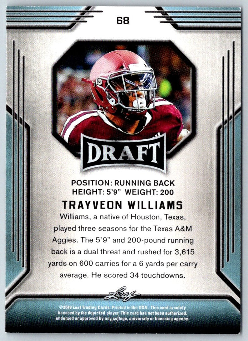 2019 Leaf Draft Trayveon Williams