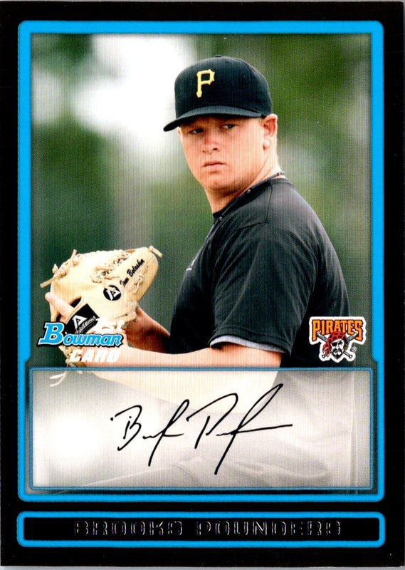 2009 Bowman Draft Picks & Prospects Brooks Pounders #BDPP11