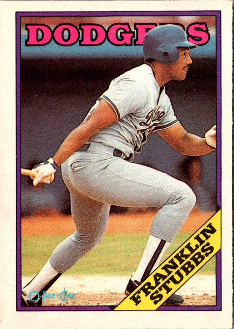 1988 O-Pee-Chee Franklin Stubbs