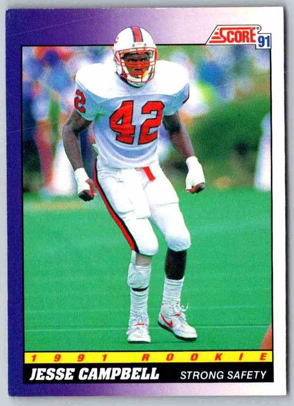 1991 Score Jesse Campbell #600