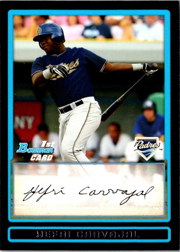 2009 Bowman Prospects Yefri Carvajal #BP51