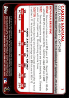 2011 Bowman Carlos Santana #7