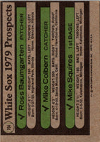 1979 Topps White Sox Prospects - Ross Baumgarten/Mike Colbern/Mike Squires #704 Rookie