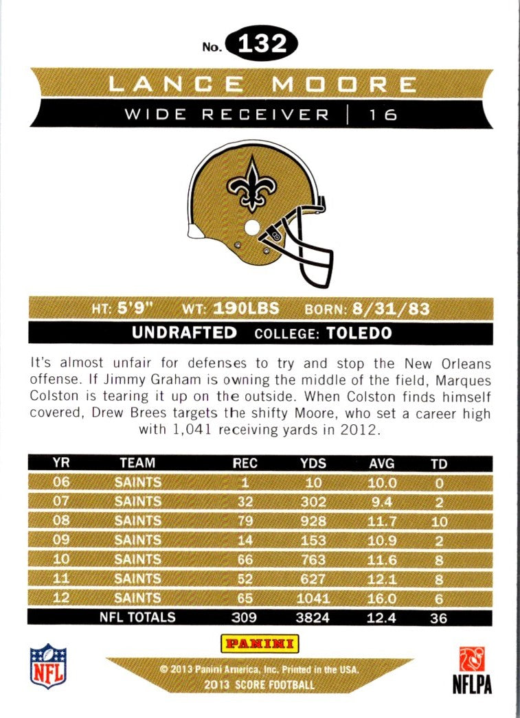 2013 Score Lance Moore