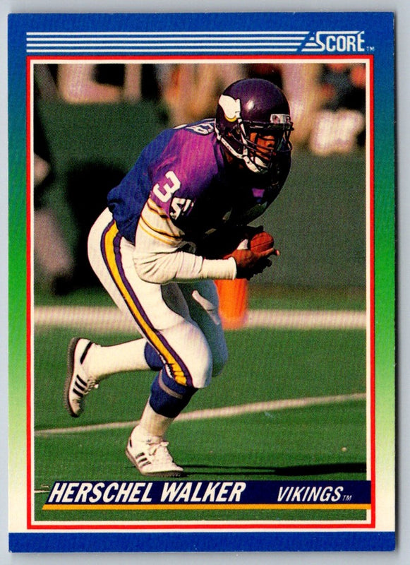 1990 Score Herschel Walker #34