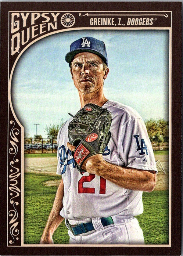 2015 Topps Gypsy Queen Zack Greinke #13