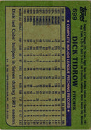 1982 Topps Dick Tidrow
