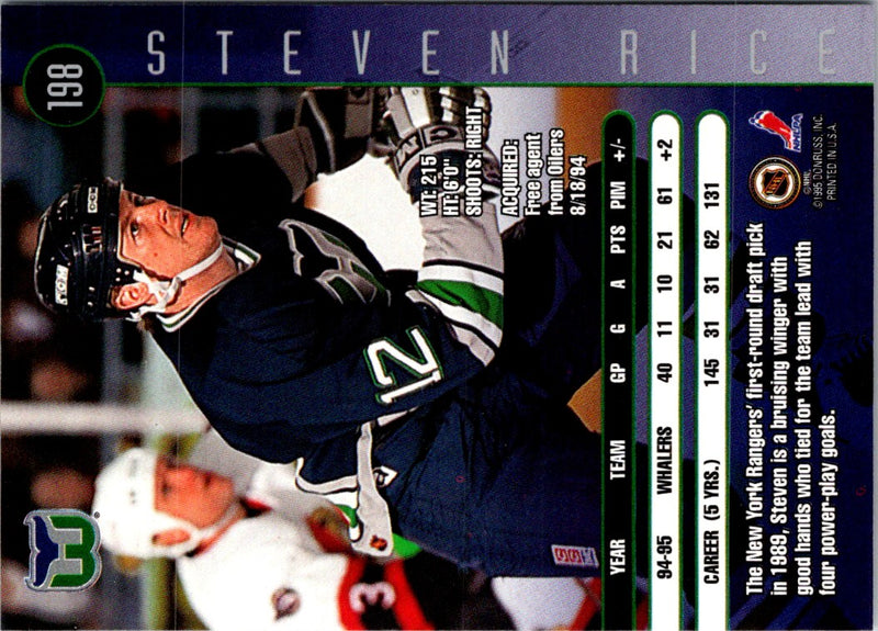 1995 Leaf Steven Rice