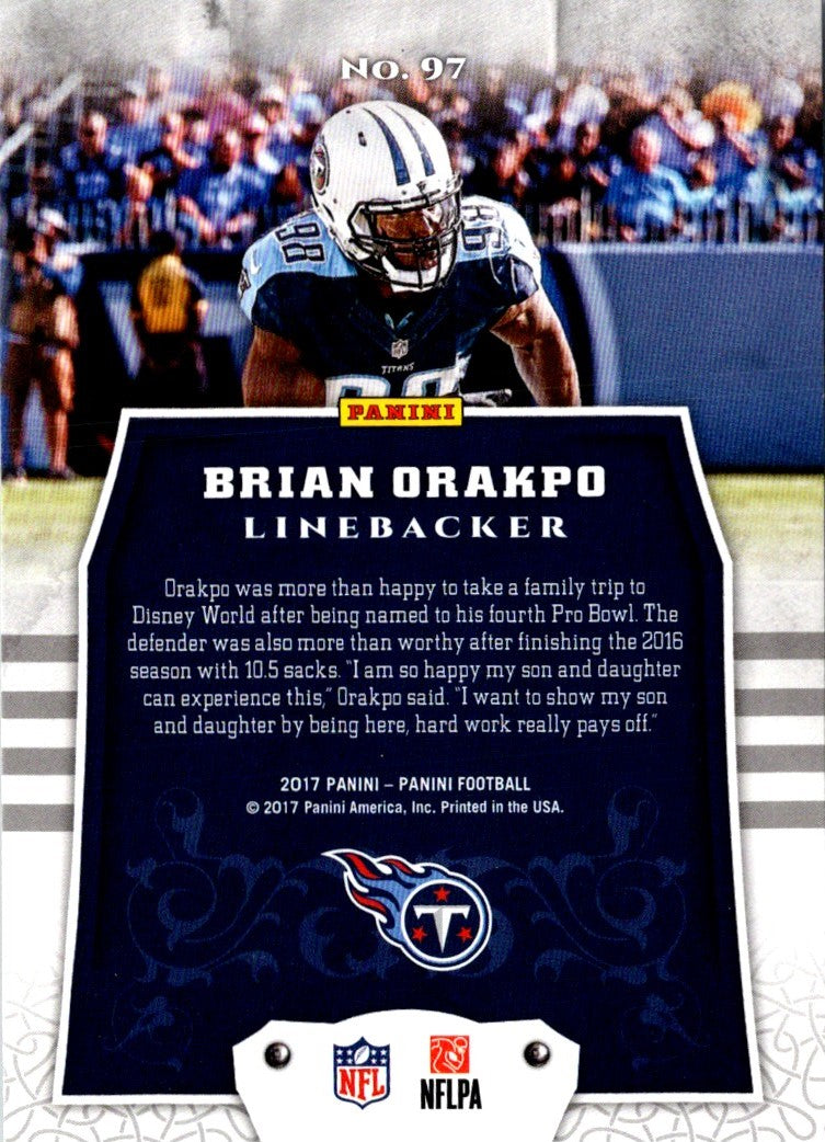 2017 Panini Brian Orakpo