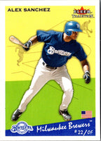 2002 Fleer Tradition Update Alex Sanchez #U207
