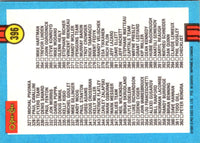 1991 O-Pee-Chee Checklist 3 #396