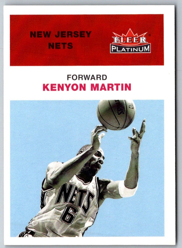 2000 Fleer Authority Rookies 1250 Kenyon Martin #115