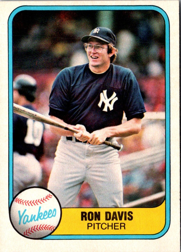 1981 Fleer Ron Davis #86