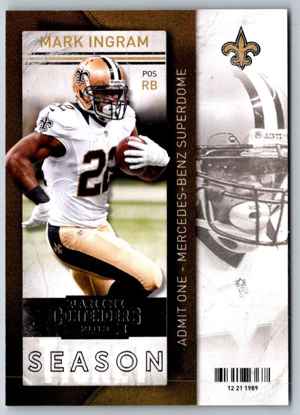 2013 Panini Contenders Mark Ingram #84