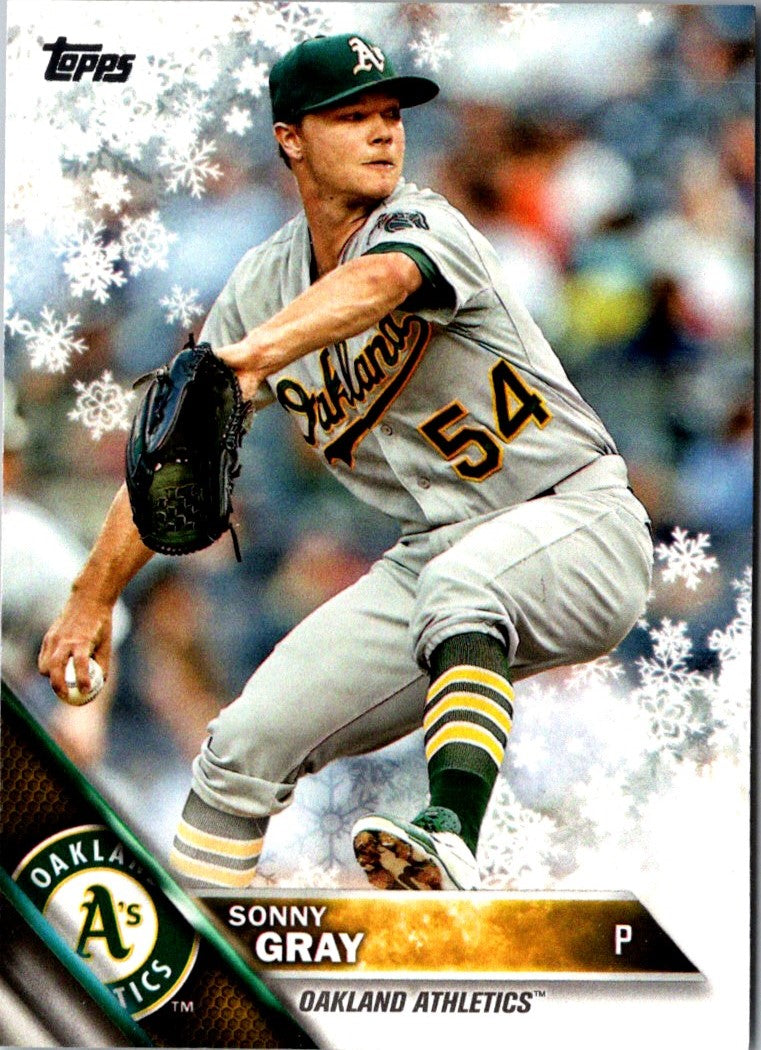 2016 Topps Holiday Baseball Sonny Gray