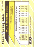 1989 Fleer SuperStars Scott Fletcher