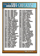 1991 O-Pee-Chee Checklist 3